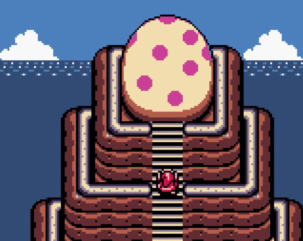 Wind Fish egg on mountaintop from Link's Awakening DX